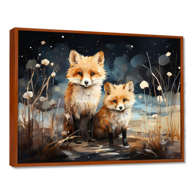 Printemps mignon, «Fox s Gaze I», reproduction d'art sur toile
