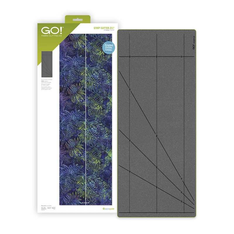 AccuQuilt GO! Matrice de découpe de tissu de 3,5 po pour projets de courtepointe et de couture