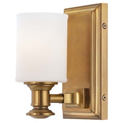 Everlee Single Frosted Bath Sconce