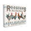 «Country Roosters Produce On Canvas» par Cindy Jacobs, impression-93872682-93872687