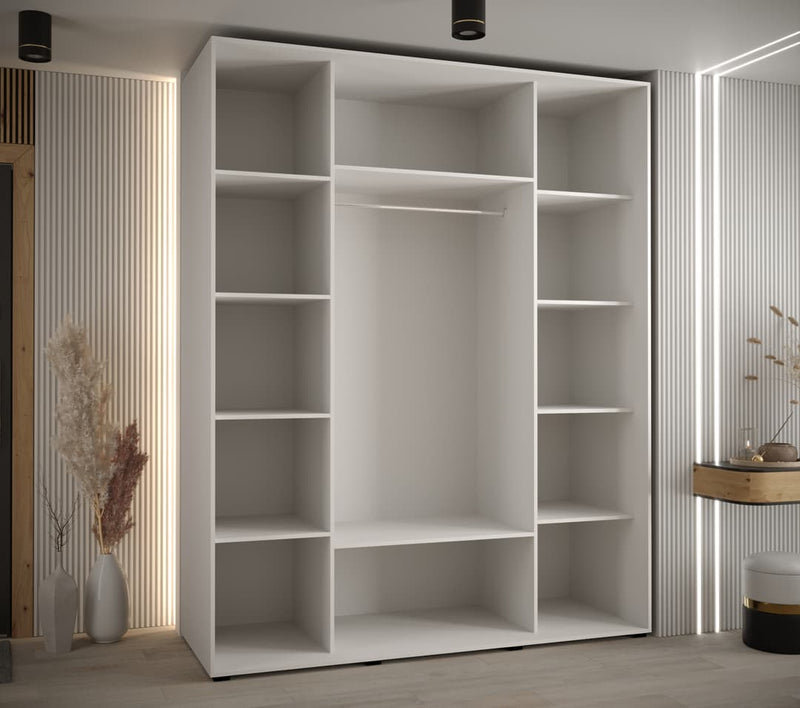 Cannes X 3 Door Steel Wardrobe