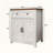 White & Wood Farmhouse Barn-Door Cabinet-326383881