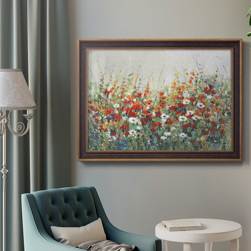 «Garden in Bloom II», reproduction sur toile encadrée, H 21 po x l 25 po x P 2,5 po