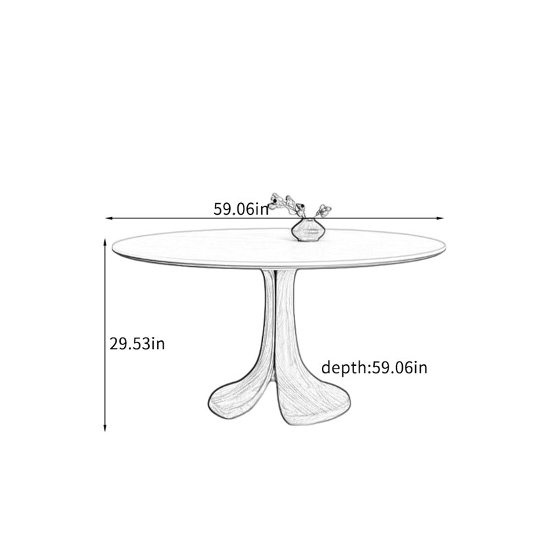 Table de salle à manger avec des caractéristiques durables pour une excellente utilisation.