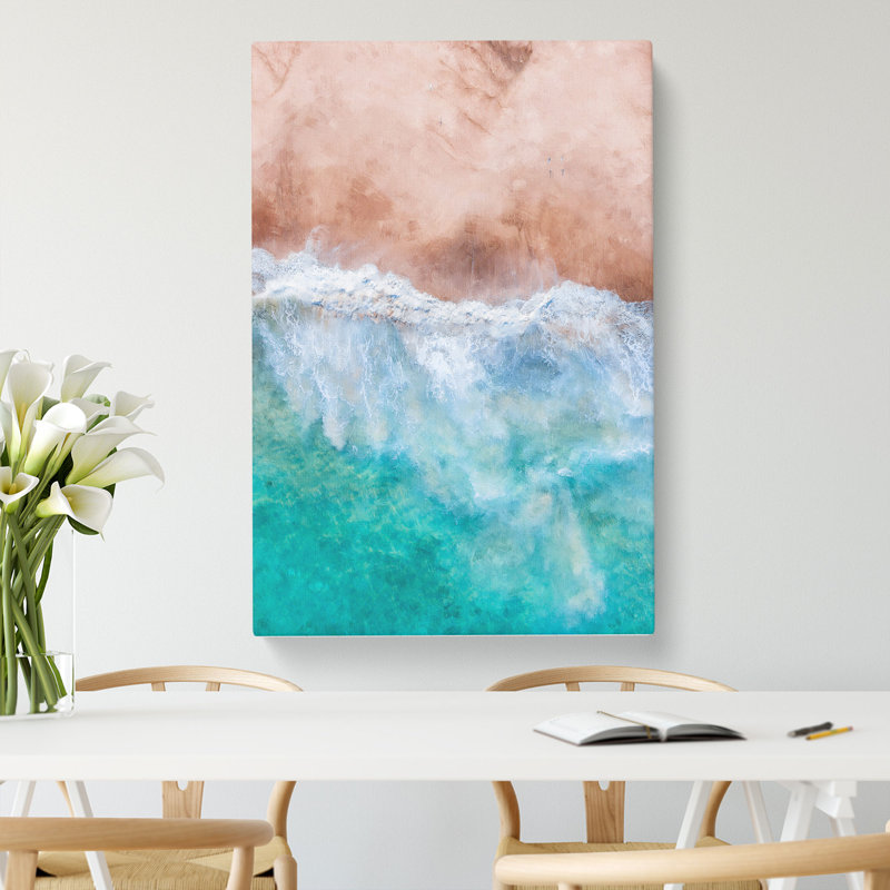 Sandy Beach - Wrapped Canvas, 91cm H x 60cm W x 3cm D