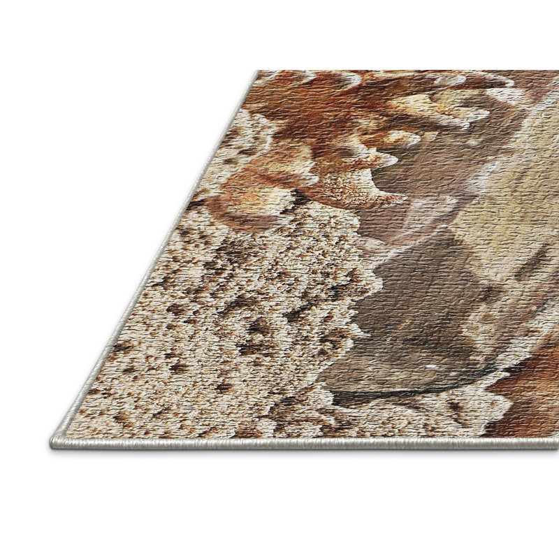 Tapis beige sea shells 7, Rectangle 4 pi x 6 pi