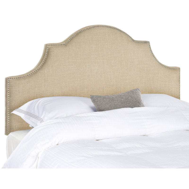 Caswell Upholstered Headboard, Hemp, King, Linen