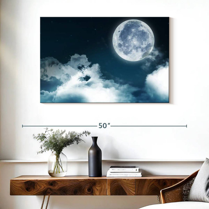Oberle Night Sky With Clouds, 26" H x 39" W