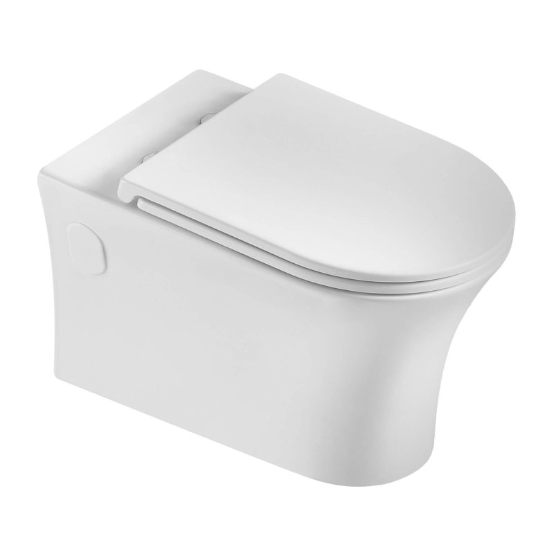 Toilette suspendue blanche Fine Fixtures Aquatide