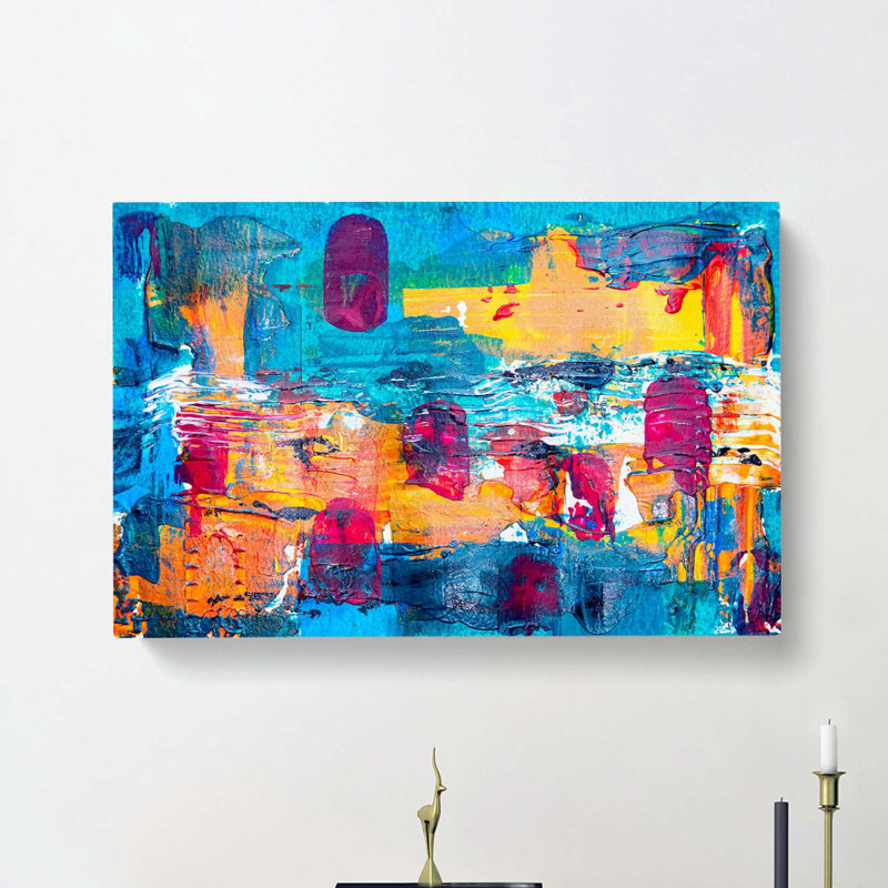 Abstract Art Painting Vol.449 by S.Johnson - Wrapped Canvas, 35cm H x 50cm W x 3cm D