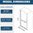 1/4" Tempered Clear Glass Pivot Shower Door - Matte Black For Bath 36000 Times Open And Close Test Bathroom-120954808
