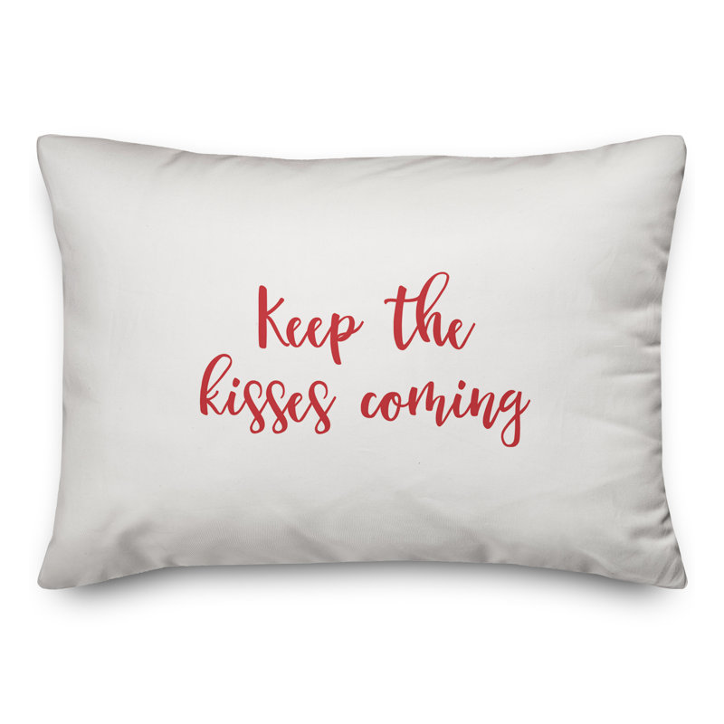 Throw Pillow, Red/White