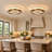 4-Light 19.7" Tiffany Style Flush Mount Ceiling Light