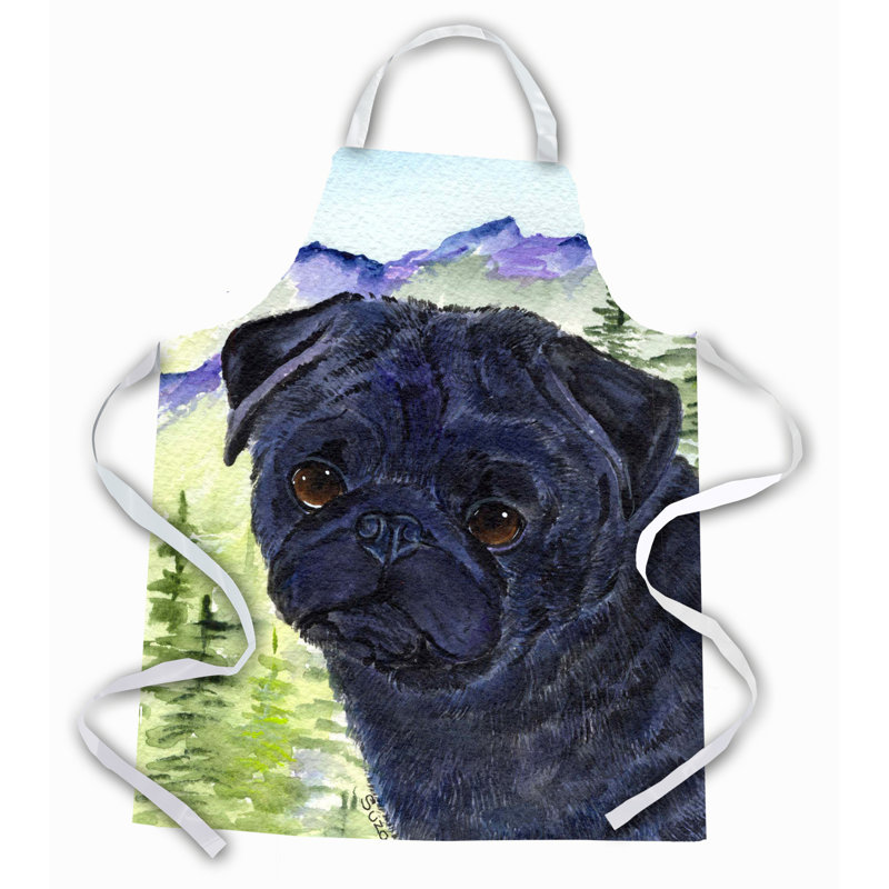 No Pattern Bib Apron