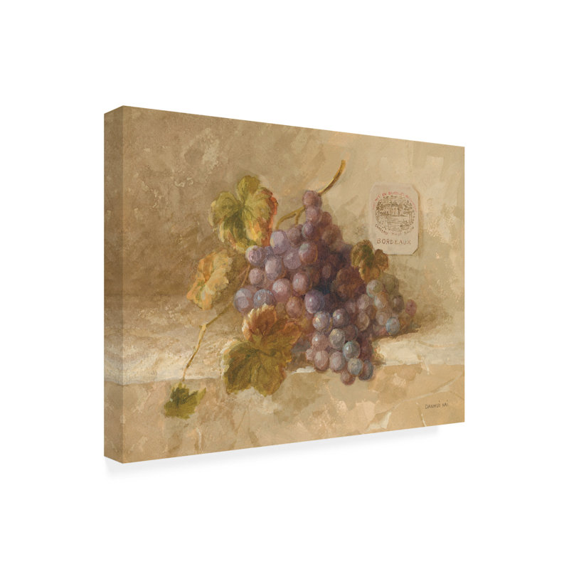 Art sur toile raisins, bolognaise, bolognaise, bolognaise, H 18 po x l 24 po