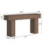 Console de 63 pouces de long pour le vestibule, table de canapé rectangulaire en bois de ferme derrière la table de canapé, table de vestibule étroite pour le salon, l'entrée, le couloir, le vestibule, l'assemblage facile, brun-375637519