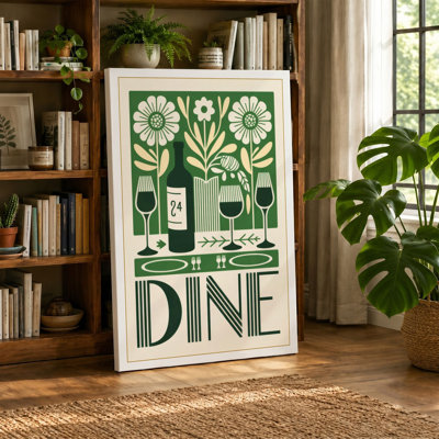 Dine by Design Art Deco - Wrapped Canvas
