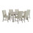 Windley Standard Height Dining Set In White-Rectangular Table And Chairs-103484924