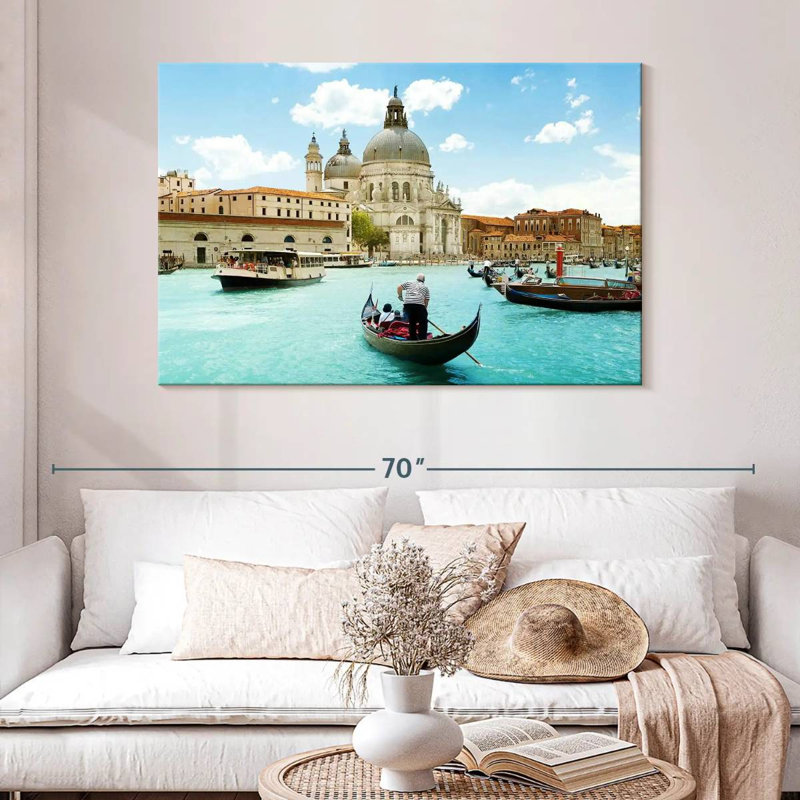 Bateaux Ravi Grand Canal, H 32 po x l 48 po