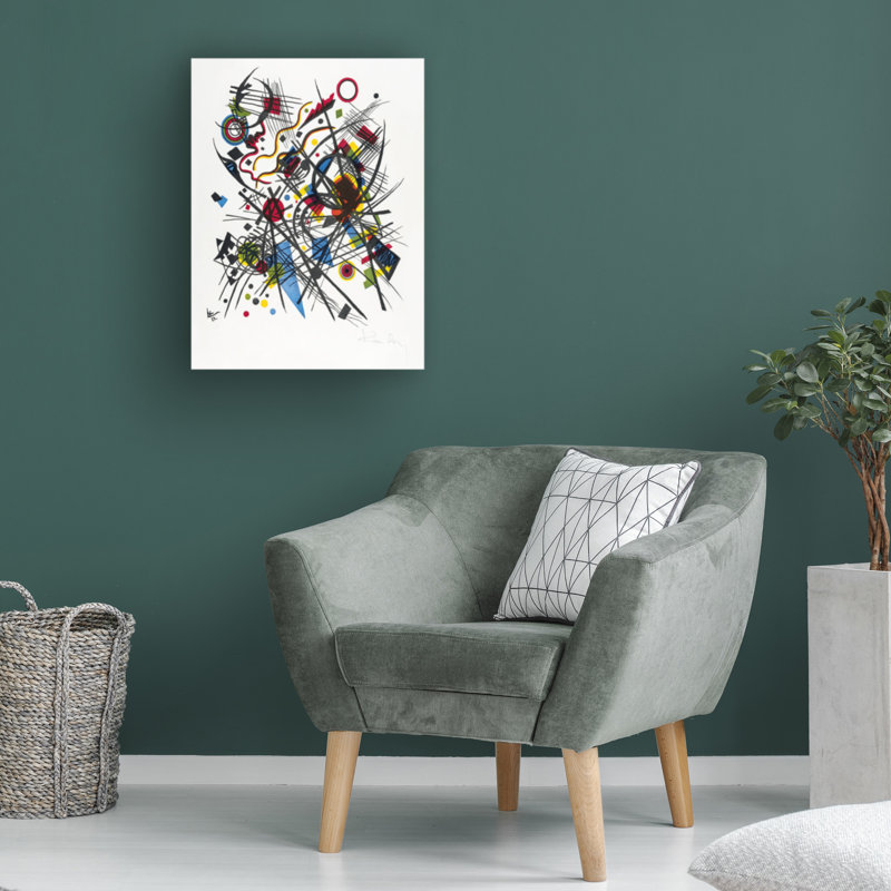 Art sur toile, Collection de maîtres bologniques, "Die Vierte Bauhausmappe" par Wassily Kandinsky, H 14 po x l 19 po
