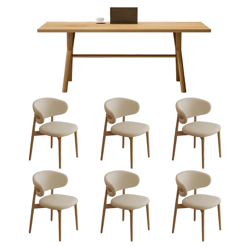 Ensemble de salle à manger rectangulaire Simple Fashion, H 29,5 po x L 70,8 po x l 31,4 po