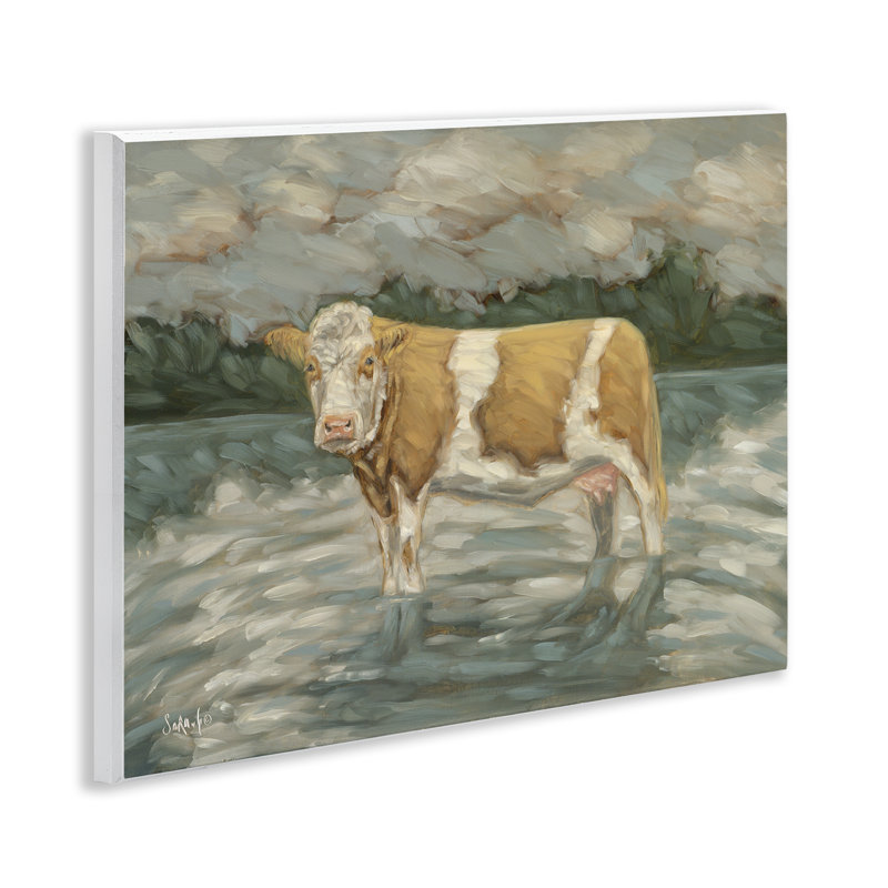 Art mural, "Wading in Shore" par Sara G Designs