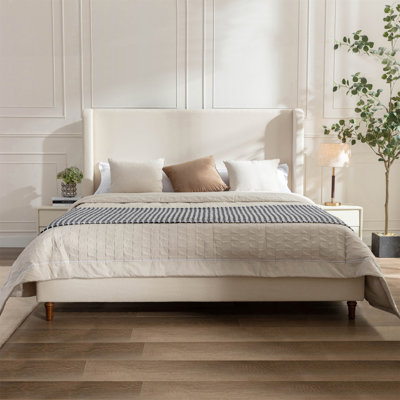 Tall Headboard Upholstered Bed