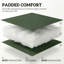 Ensemble de chaises d'extérieur, chaises de jardin à dossier haut, chaises de camping pliantes, ensemble de 2 chaises de patio-343985556