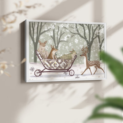Chirstmas Art-XLVI -Framed Print - Restickable