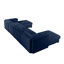 Canapé modulaire moderne en U avec rangement et 2 repose-pieds avec rangement-303214251