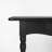 Isabel Spindle 2-Drawer Black Console Table