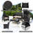 8-Piece Modular All-Weather Wicker Patio Conversation Set With Loveseats, Armchairs, And Tables-151142290