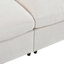 Canapé U-Style 72,8 po, chenille, structure en bois