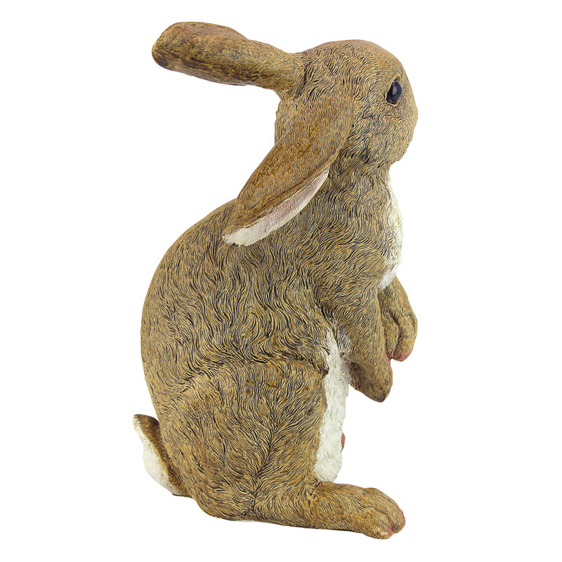 Design Toscano Hopper, the Bunny, Standing Garden Rabbit Statue ...