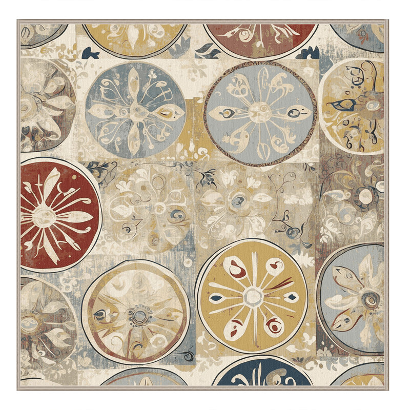 Funky Spark Rug, Square 4'