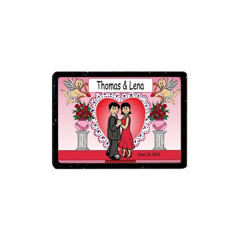 Personalized Sweethearts - Couple Acrylic Magnet - Great Gift!, Yes