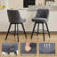 Upholstered Swivel Accent Chair-1910609021