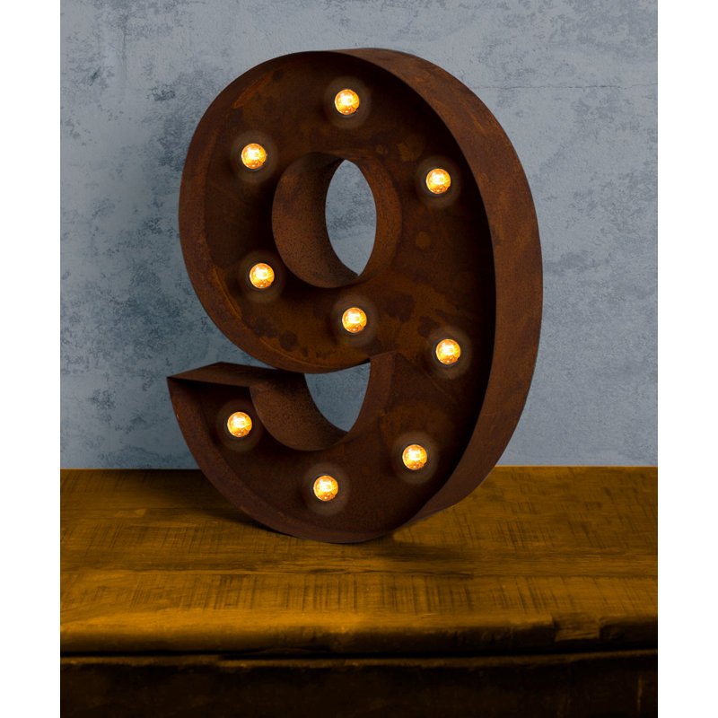 Enseigne lumineuse DEL Numéro 12 "