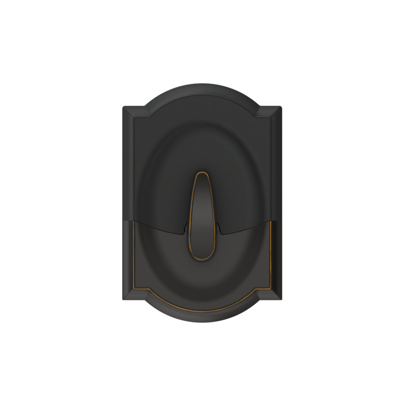 Schlage Touch Keyless Touchscreen Deadbolt with Camelot Trim, Aged Bronze