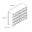 118cm W 8 - Drawer Chest of Drawers-2147033399