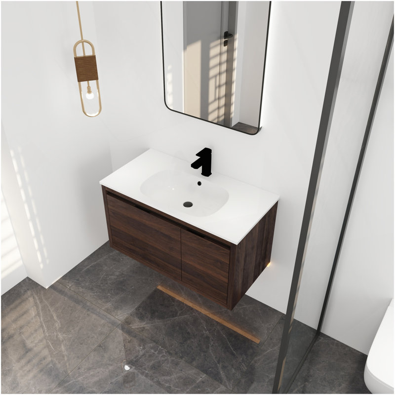 Meuble-lavabo 36 po avec lavabo en gel