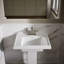 Tresham® Ceramic 24" Pedestal Bathroom Sink with Overflow-1042737558-1067776027