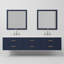 Ensemble de meuble-lavabo double 84 po avec miroir-82339688-82339689