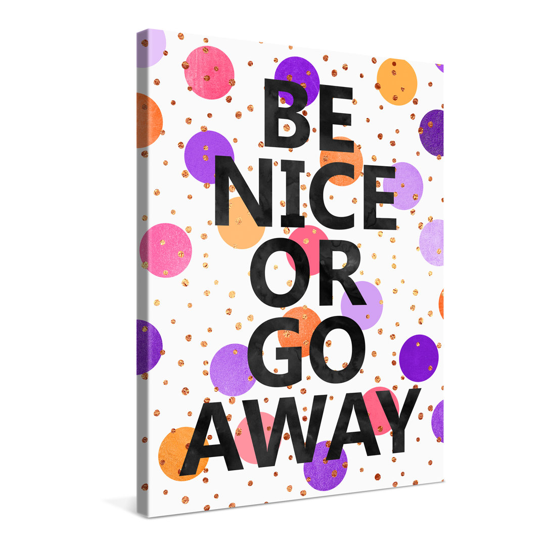 „Be Nice or Go Away“ aus der Elisabeth Fredriksson-Kollektion