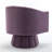 Murrow Velvet Swivel Barrel Chair-409425044