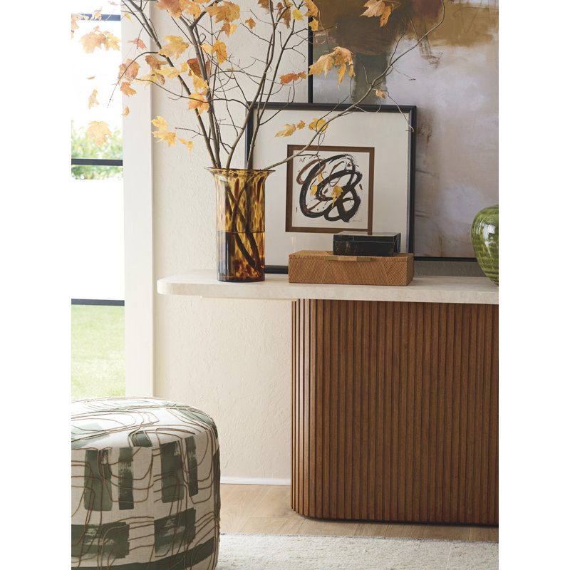 La Costa 71'' Marble Top Console Table