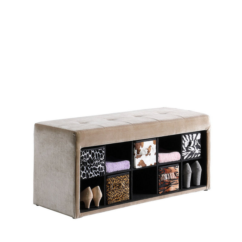 Banc rembourré 100% polyester Aftan