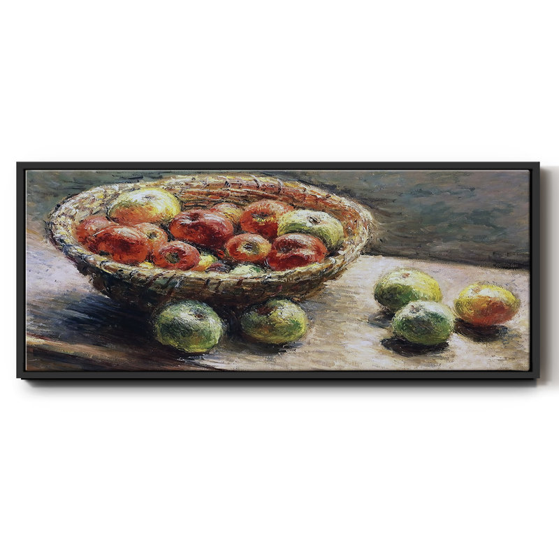 " The Plate With Apples, 1880 ", 24" H x 60" W x 1.5" D, Black