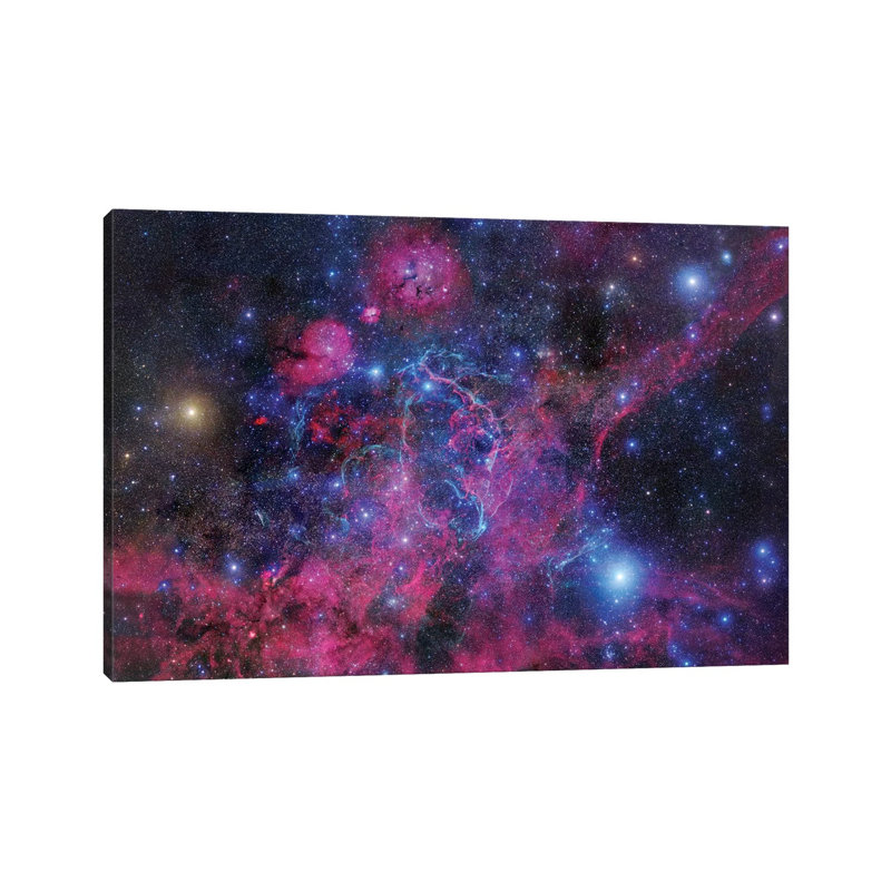 Vela Supernova Remnant Mosaic II by Robert Gendler - Wrapped Canvas Gallery-Wrapped Canvas Giclée, 20.32 cm H x 30.48 cm W