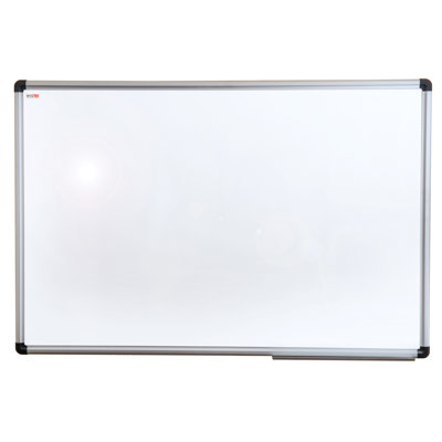 Tableau effaçable magnétique en porcelaine avec cadre en aluminium Viztex - 24 po x 36 po